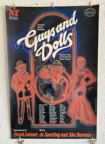 Theatre poster guys dolls - theatre,