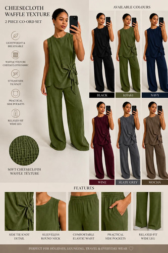 Ladies piece cheesecloth - 2-piece,