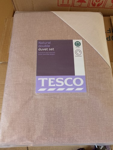 Double duvet set from tesco - double,