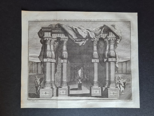 Antique 1729 bible print - ,