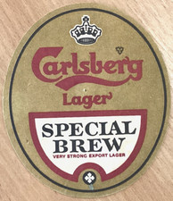 Carlsberg Special Brew & Carlsberg Lager Beer Mat
