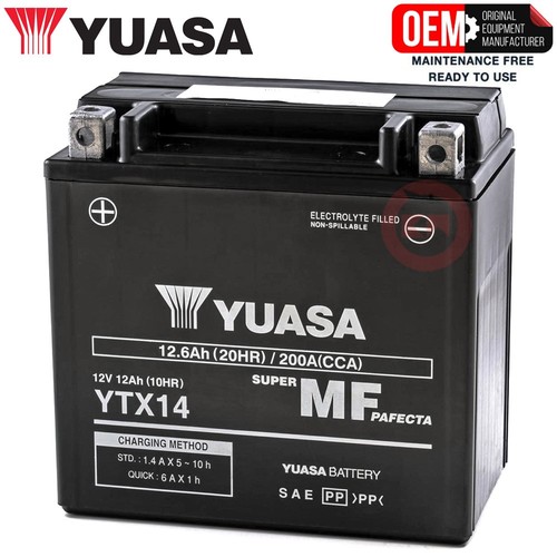Ytx14 sealed battery yuasa - ytx14-bs,