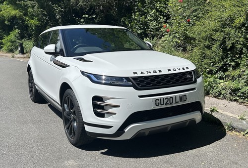 2020 range rover evoque - range,