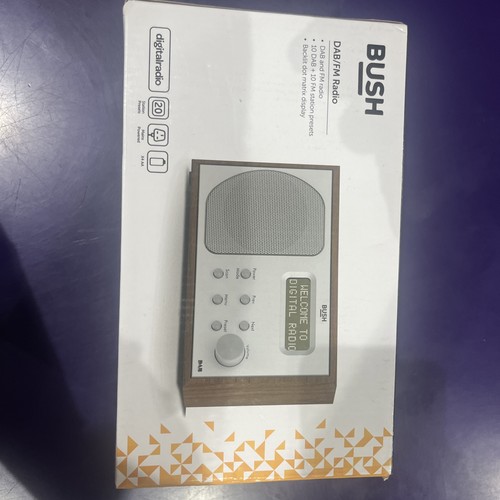 Bush wooden dab radio - radio,