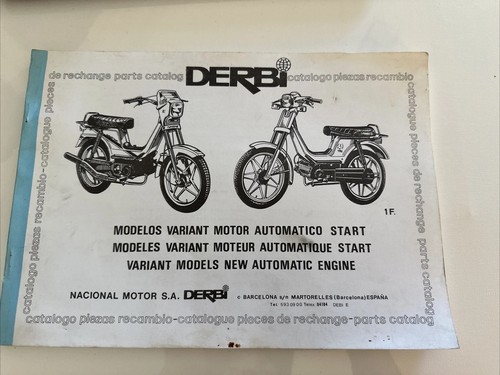 Derbi variant catalog - variant, spare