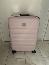 Antler Icon Stripe Medium Hard Suitcase Moorland Pink