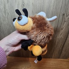 Nature Decouvertes Bumble Bee Wasp Plush Soft Toy Pollen Legs Insect Fly Wings