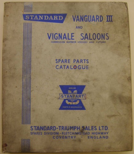 Standard vanguard iii - vanguard, &
