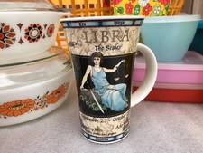 COLLECTABLE DUNOON ZODIAC LIBRA A DESIGN BY JACK DADD FINE STONEWARE MUG NEW