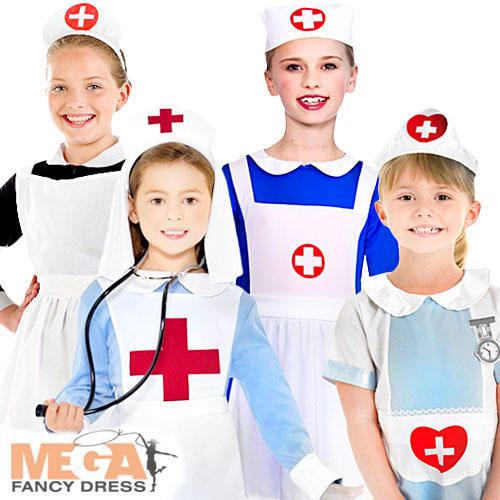 Girls nurse fancy dress - nurse,