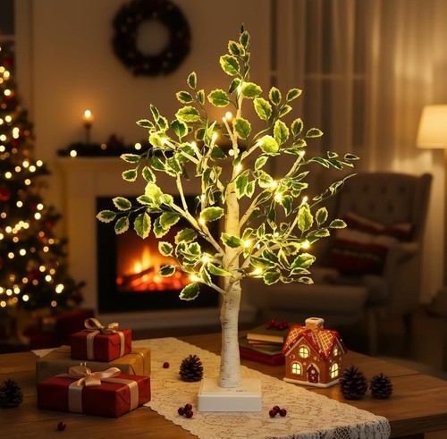 Artificial tree night lamp - lamp, led