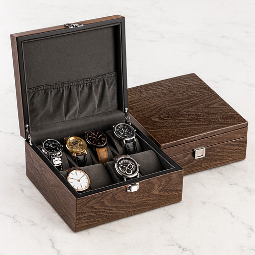 Wooden watch storage box - storage,