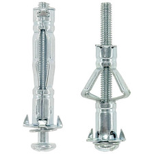 50 PCS Metal Drywall Expansion Bolts Screws Plasterboard Fixings Hollow Wall