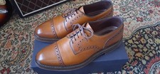 Loake 1880 tan semi brogue