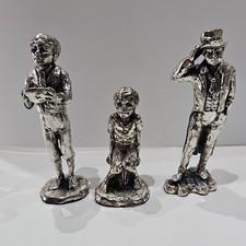  3 Royal Hampshire Pewter Figures Cries of London