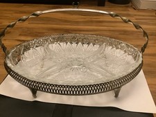 Vintage Silver Plated Oval