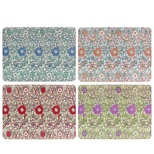 4pcs William Morris Pink &