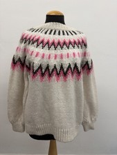 Papaya Fair Isle Jumper Size