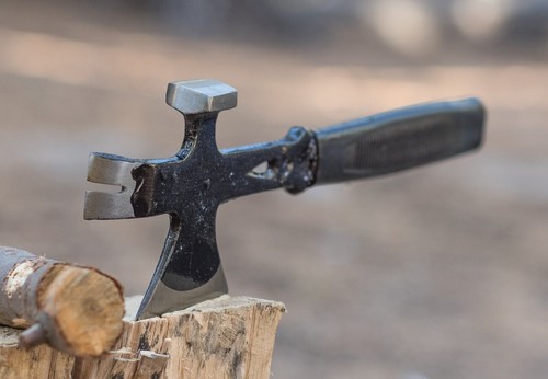 Hatchet hammer crow bar - crow,