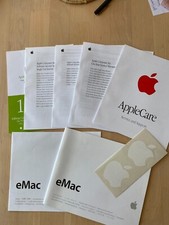 eMac Instructions Manuals- inc stickers in original sleeve