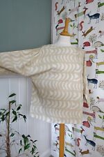 MARIMEKKO for UNIQLO Cream/Beige patterned Cotton oversized top size M