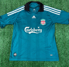 Liverpool FC 2008 3rd T-Shirt Adidas Kit | Child Boys 10 Years Football Top