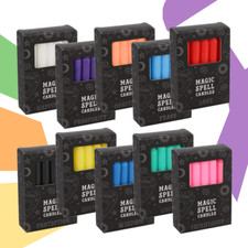Spell candles coloured small - coloured,