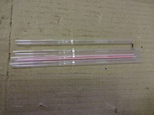 Gauge glass 6mm x 4 x 51/4 & three at 6" long