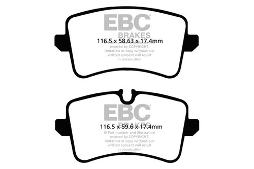 Ebc greenstuff rear - rear, brake