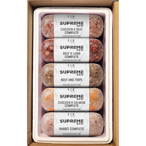 Raw barf dog - food, 454g