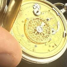 Vacheron Constantin. A Rare  silver Repeater Pocket Watch working 