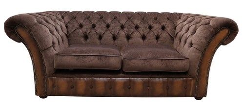 Seater fabric real leather - 2,