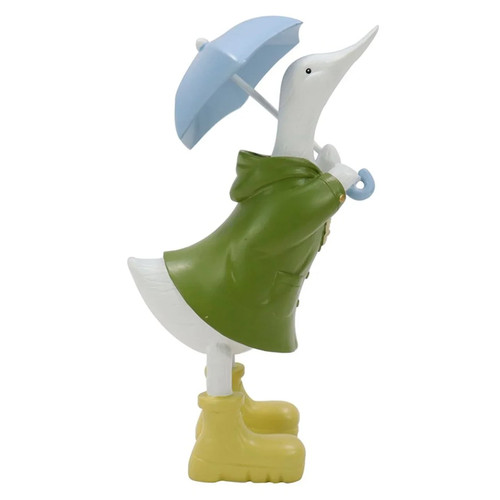 Duck with umbrella ornament - duck,