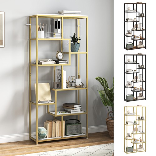 Tier bookshelf geometric - 7-tier, bookshelf,