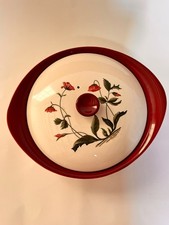 Vintage Wedgwood stoneware lidded oval shaped casserole tureen. Free post UK.