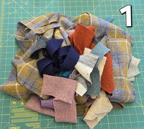 Harris tweed fabric - tweed,