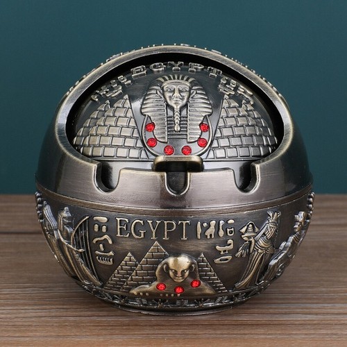 Retro metal decorative ashtray - decorative,