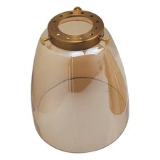 Modern Ceiling Amber Glass Light Shades Retro Lamp Easy Fit Replacement Shades