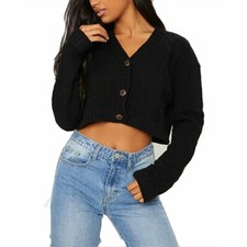 Ladies Womens Chunky Cable