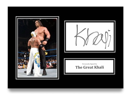 The great khali signed - the,