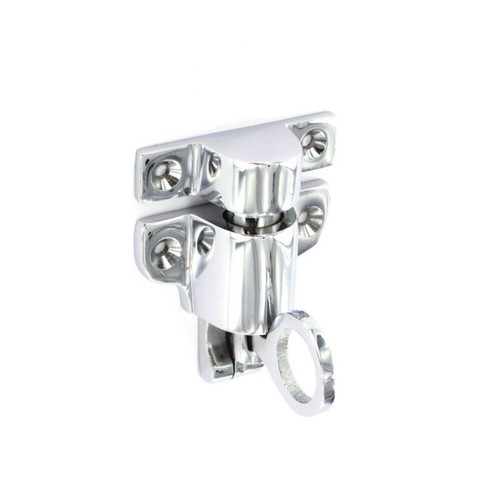 Chrome fanlight window catch - chrome,