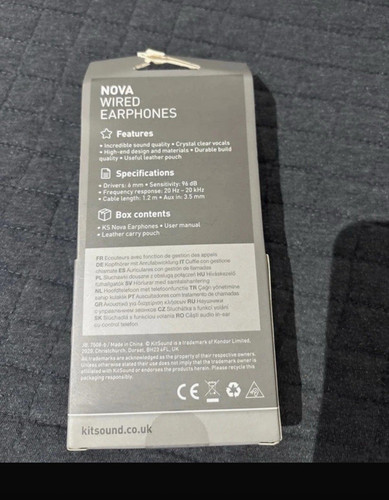 Kitsound nova wired - kitsound, in-ear