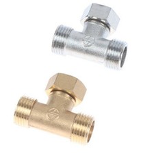 1PC Copper G1/2in T Valve for