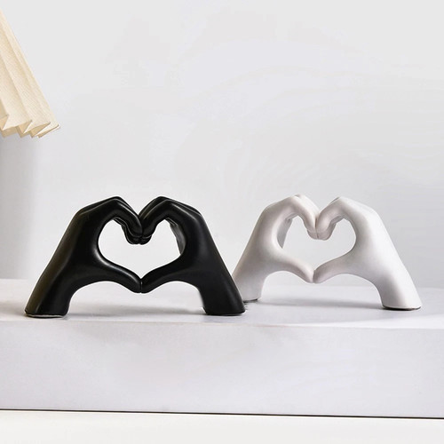 Heart shaped hand ornament - shaped,