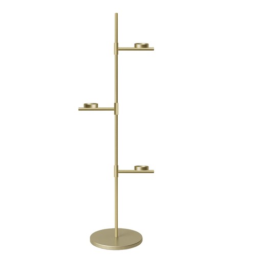 Smtyle gold metal tall - metal, floor