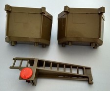 Palitoy Action Force 1982 Headquarters HQ Ladder & Gun Emplacement Bunkers AF725