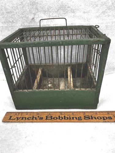 Antique miners bird cage - miners,