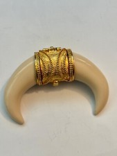 Vintage 1970s Revlon Moon Drops Tusk Perfume Solid Pendant