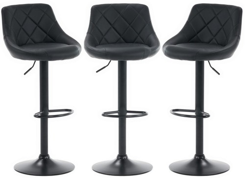 Set black bar stools - of,
