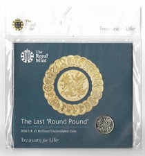 2016 Royal Mint Last Round Pound £1 Brilliant Uncirculated Coin Pack